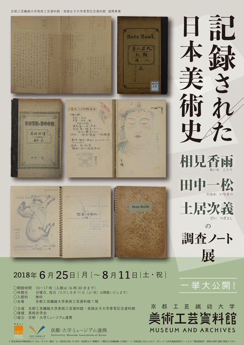 記録された日本美術史—相見香雨、田中一松、土居次義の調査ノート展